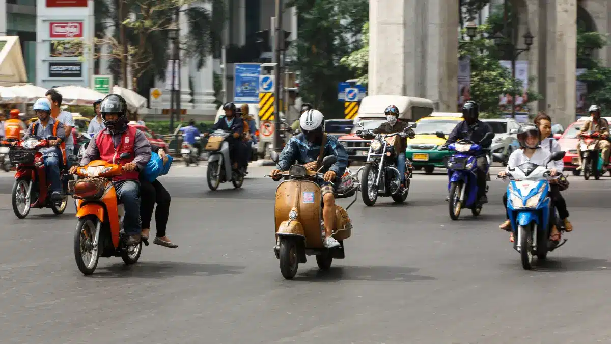 Andar de moto é perigoso
