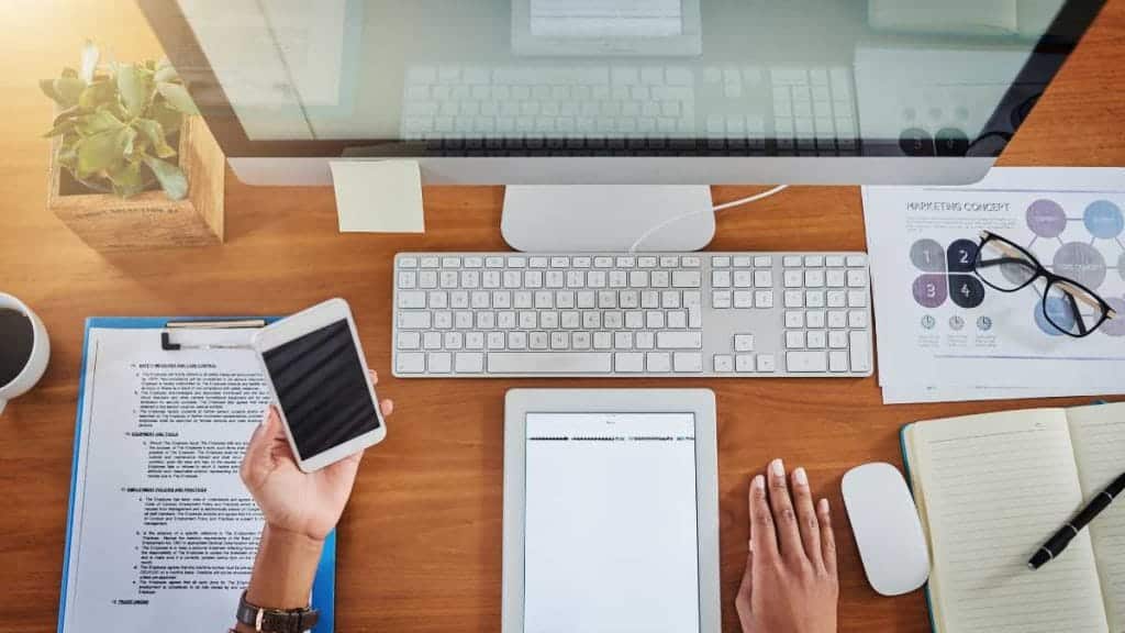 Organize seu espaço de trabalho