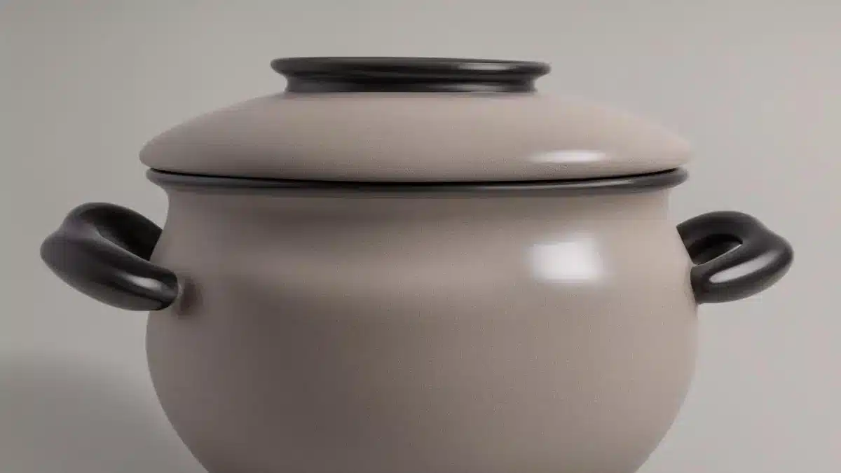 Panela de cerâmica quebra fácil