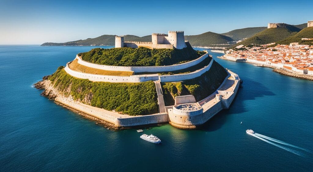 Forte dos Reis Magos em Natal visto do alto